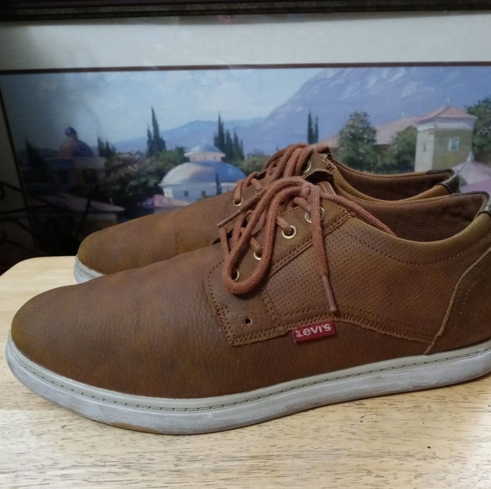 Levi's Mens Arnold Tumbled WX C Casual Vegan Synthetic Leather Sneaker Shoe.🚢 - Picture 9 of 14